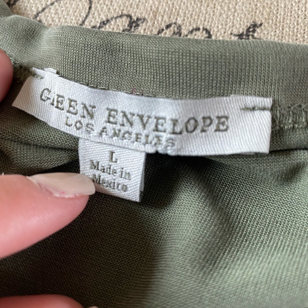 olive green tank